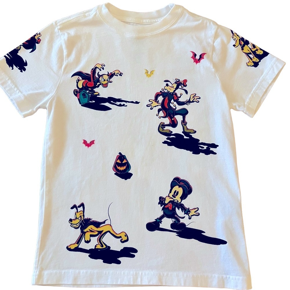 Disney Store Kids Halloween Graphic T-Shirt 7-8 medium